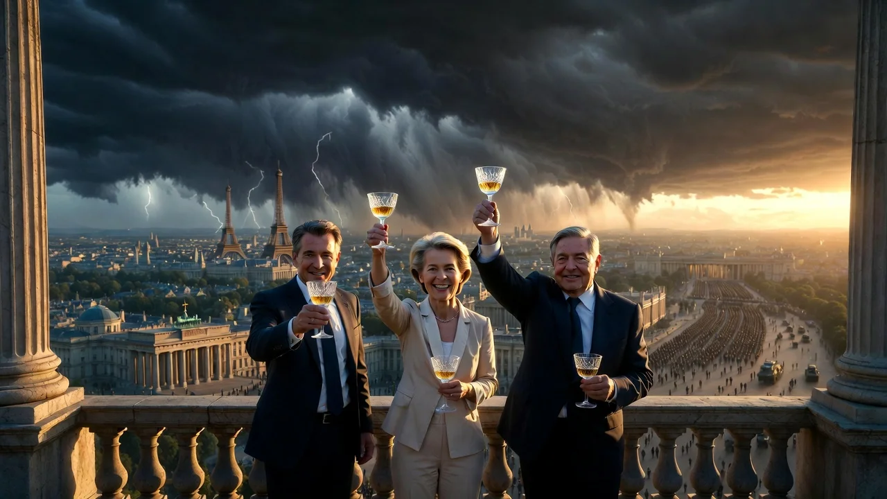 Dark Clouds Are Gathering Over Europe  - the Commission Celebrates