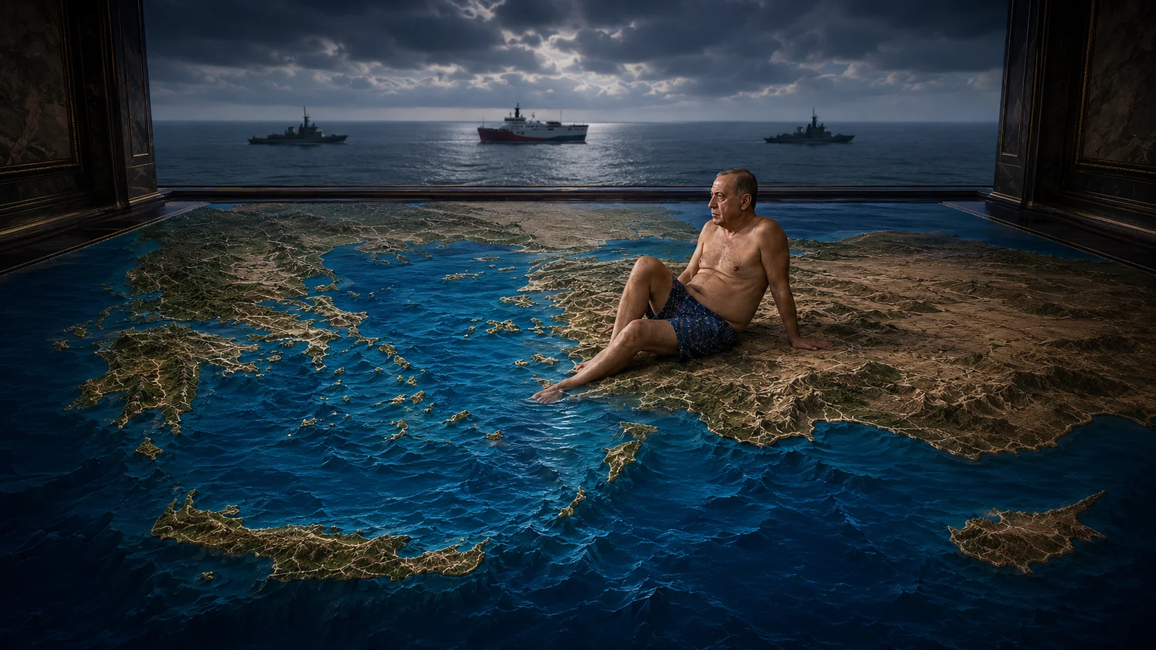 Turkish Sultanate supports their Turkish Cypriot brothers with an illegal bidirectional pipeline - escalation imminent?