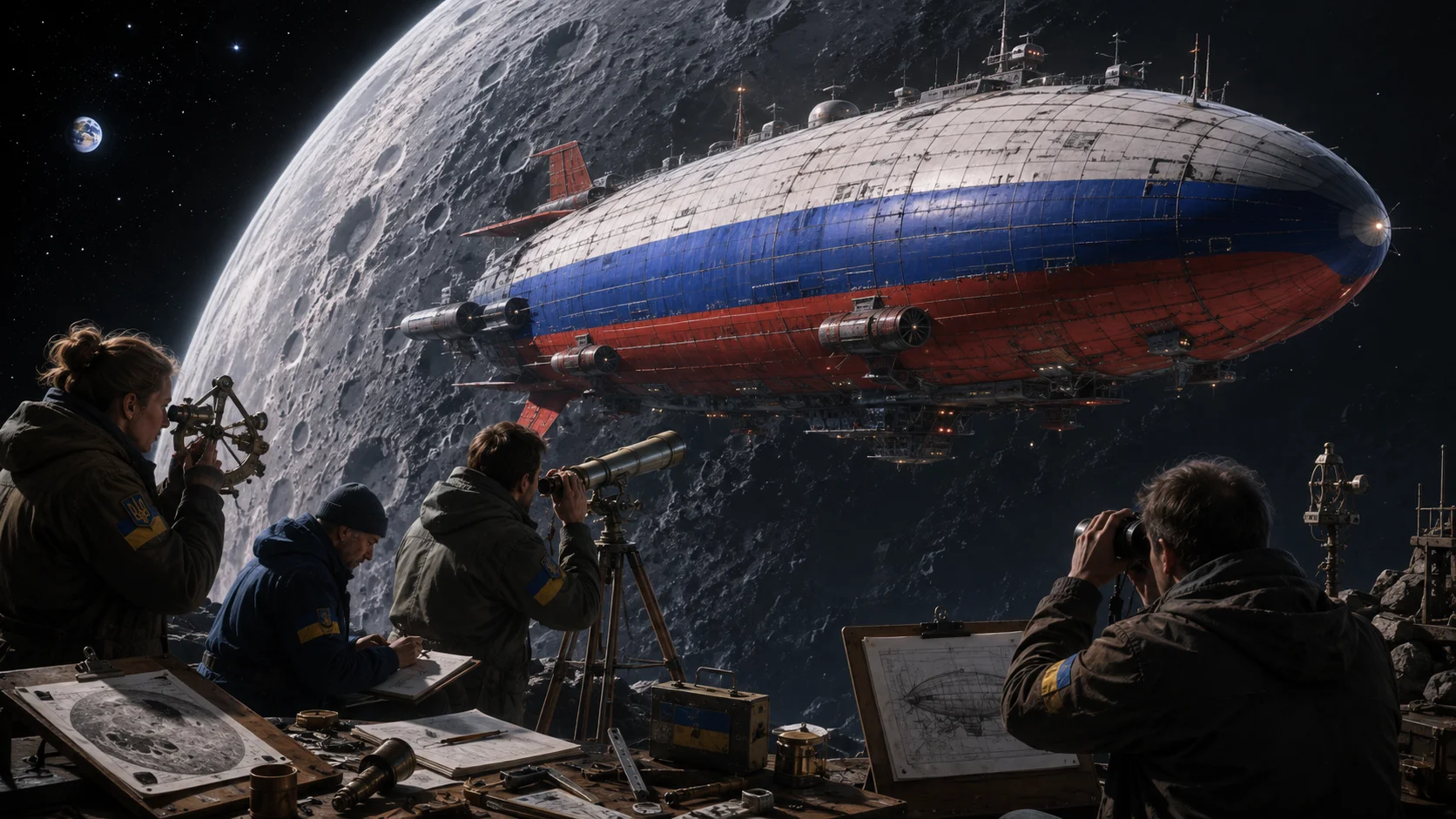 Ukraine Now Monitoring Russian Troop Movements on Lunar Front