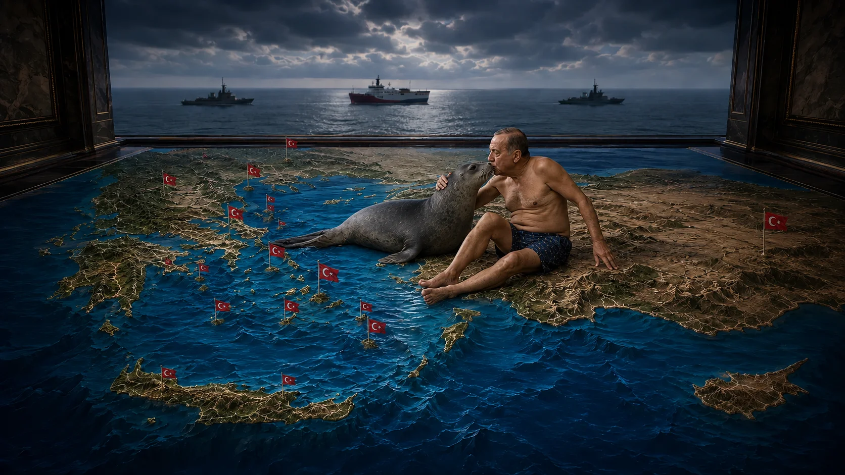 Turkey Finds Turkish Seals In Greek Waters