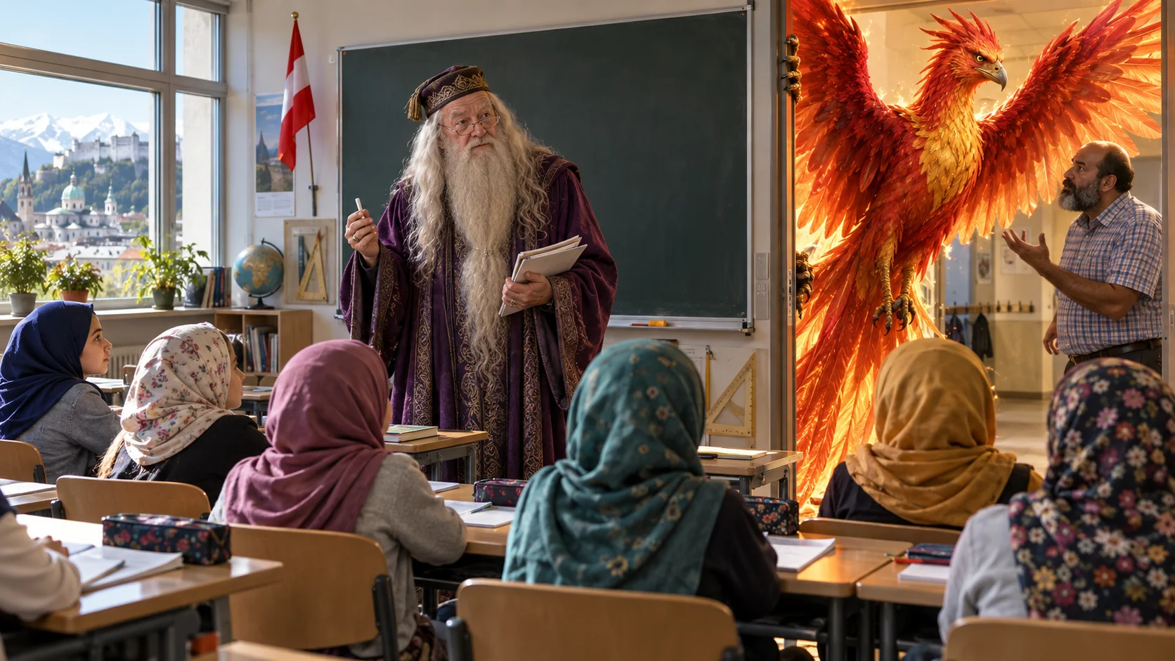 Austria Bans School Headscarves, Forgets Most Teachers Aren’t Dumbledore