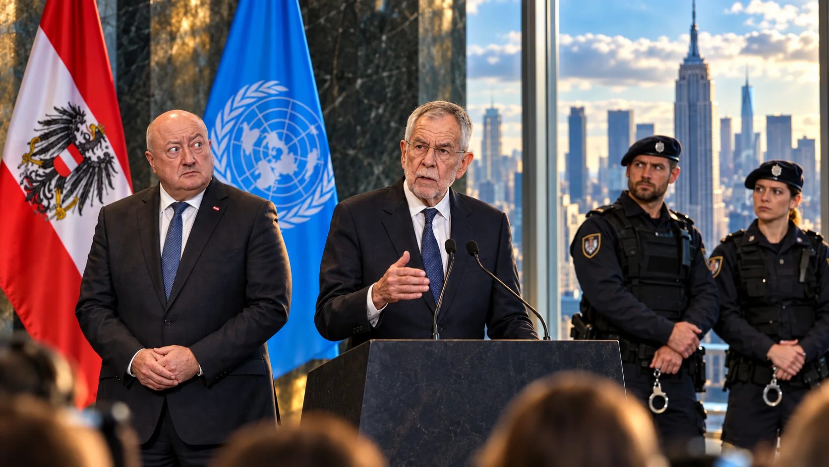 Austrian Neutrality Invents New Facets as President Takes Sides in New York