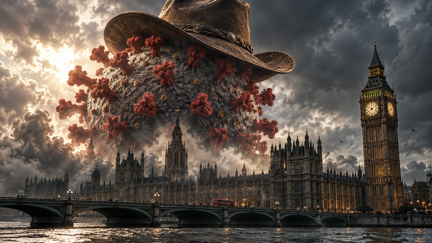 Evil Americans Unleash American COVID on Defenceless Britain