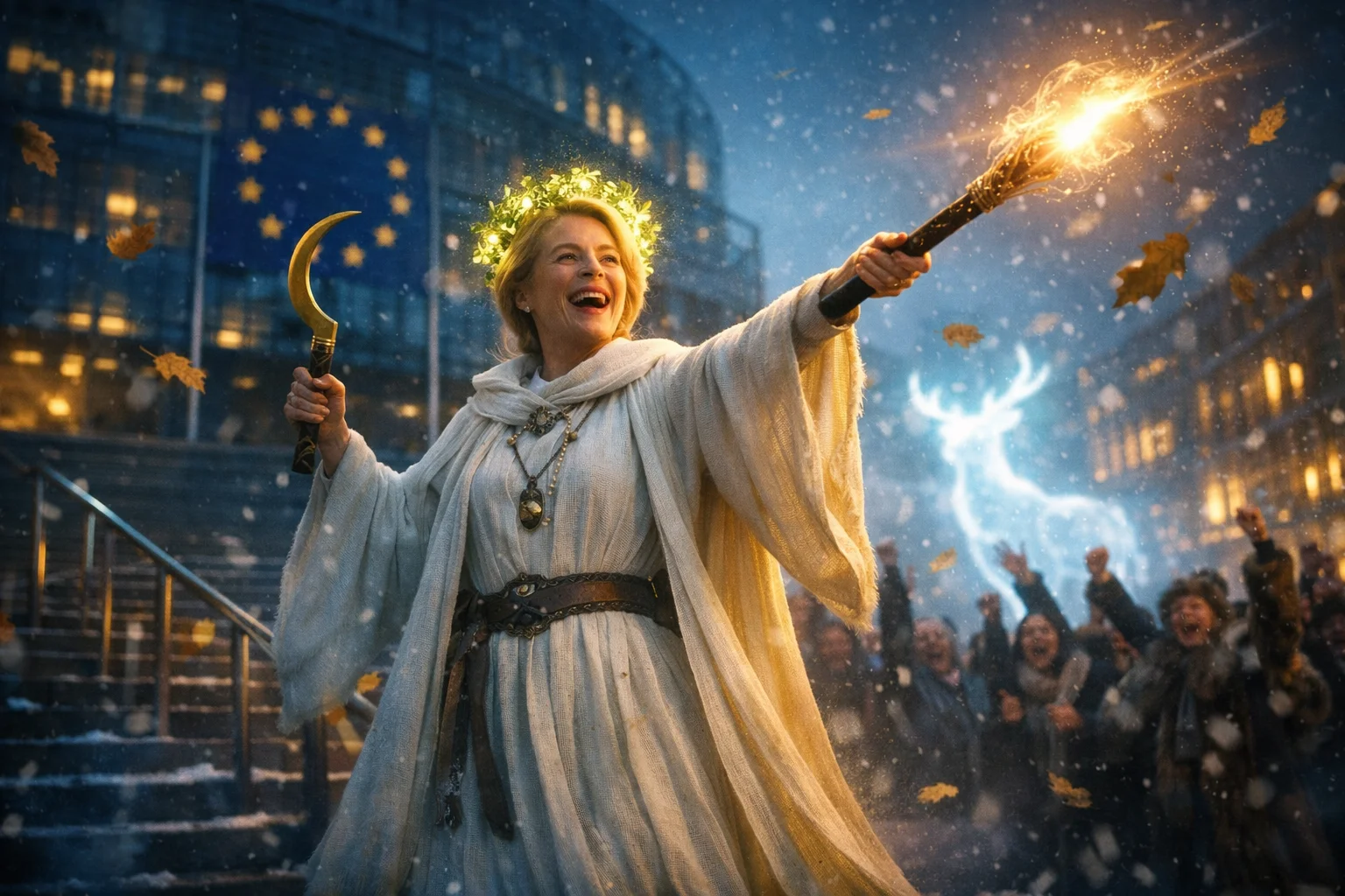 Europe Celebrates End Of US Hegemony By Joyfully Returning To Druidic Times